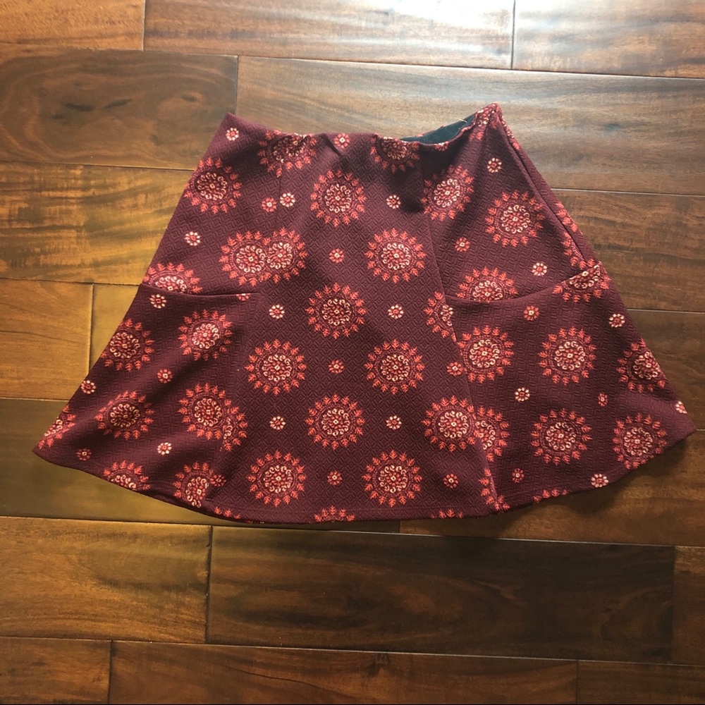 hollister mini skater skirt!